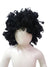 Black Curly Hair Wig Unisex Adult & Kids Fancy Dress Costume Accessory
