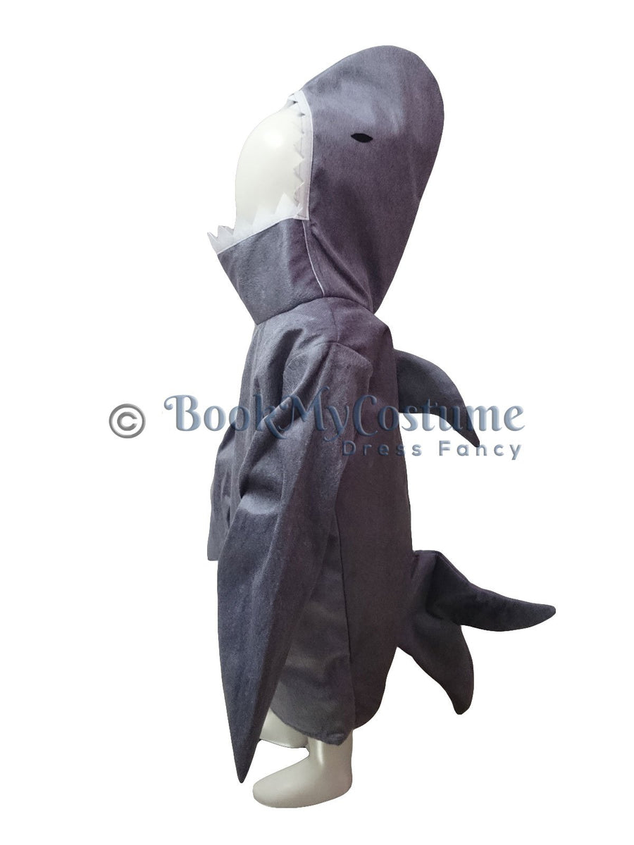 Shark Fish Water Animal Kids Fancy Dress Costume