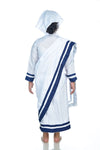 Mother Teresa Dress with Scarf Kids Fancy Dress Costume
