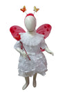 Fairy or Pari with Red Wings Fancy Dress Costume