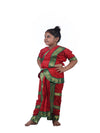 Bharatanatyam Saree Indian Classical Dance Costume for Girls and Women