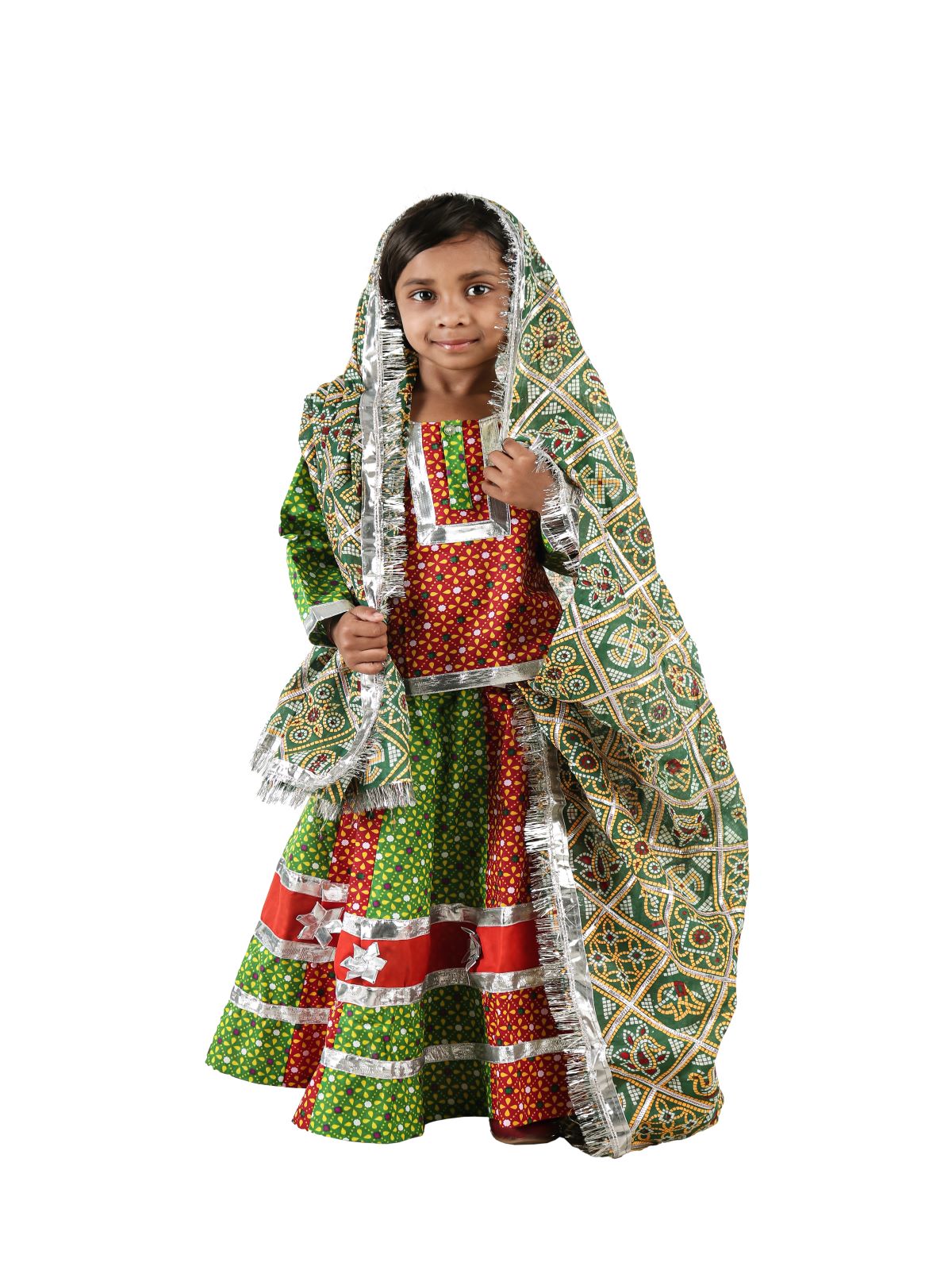 An old Rajasthani woman wearing traditional dress and bangles stock photo -  OFFSET