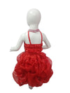 Kids Red Balloon Frock for Girls Group Dance
