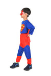 Superman Superhero American Comic Character Kids Fancy Dress Costume - Standard
