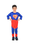 Superman Superhero American Comic Character Kids Fancy Dress Costume - Standard