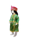 Mughal Emperor Sultan with Wig Kids Fancy Dress Costume for Boys & Men