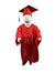 Red Graduate Scholar Graduation Day Gown Kids & Adults Fancy Dress Costume