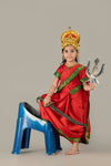 Durga Mata Hindu Goddess Girls Fancy Dress Costume for Shoots and Role Play