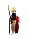 Buy & Rent Chhatrapati Shivaji Maharaj Indian Maratha Warrior King Beard & Talwar Kids Fancy Dress Costume Online in India