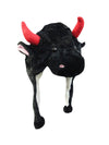 Black Bull Animal Hoodie Kids & Adults Fancy Dress Costume Accessory