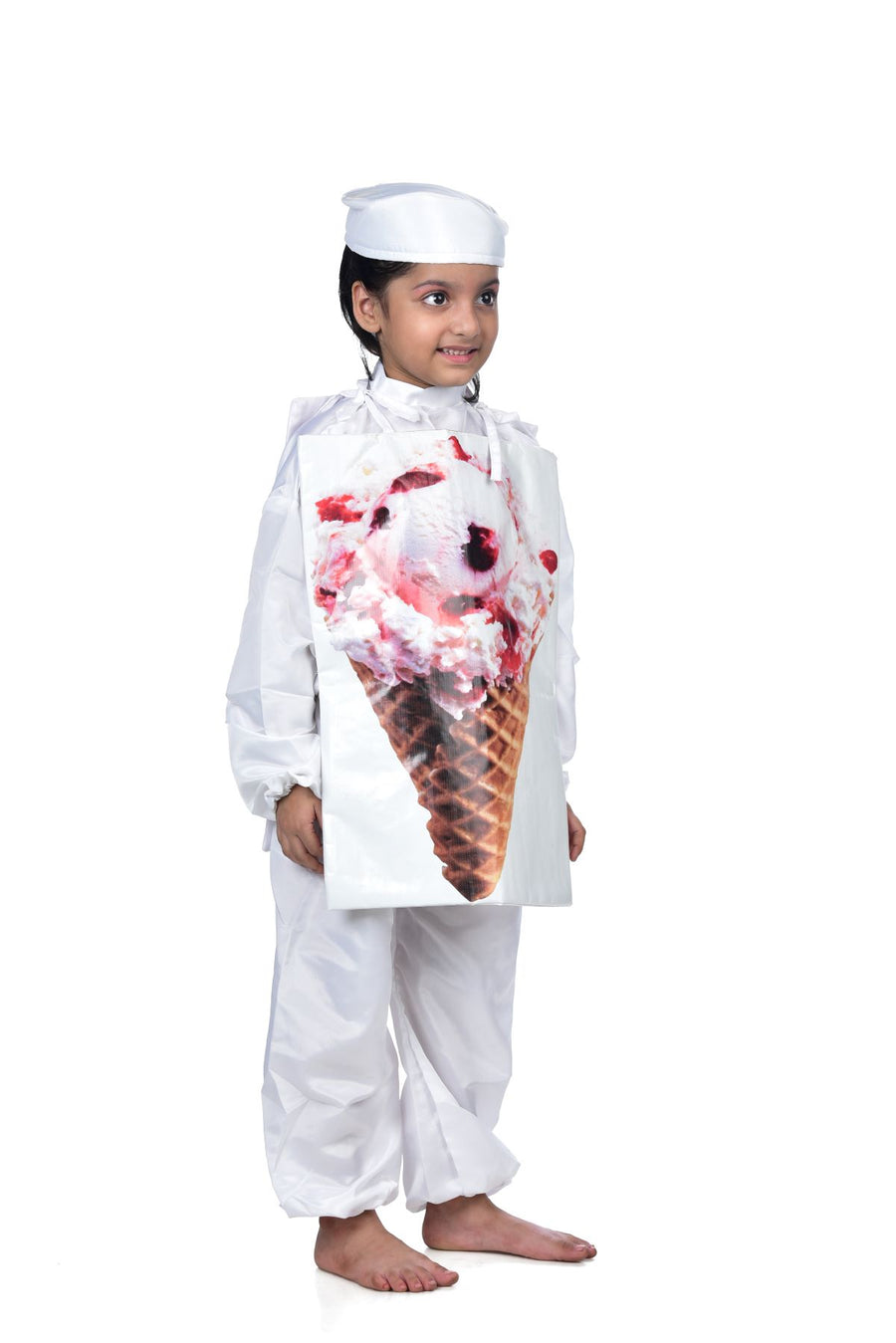 Ice Cream Cold Sweet Food Kids Fancy Dress Costume