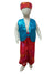 Arabian Boys Western Belly Dance Costume Shirt Harem Pant Cap Costume | Blue & Red