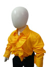 Yellow Frills Shirt  Costume School Fancy Dress Competition Buy & Rent