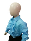 Blue Frills Shirt Costume School Fancy Dress Competition Buy & Rent