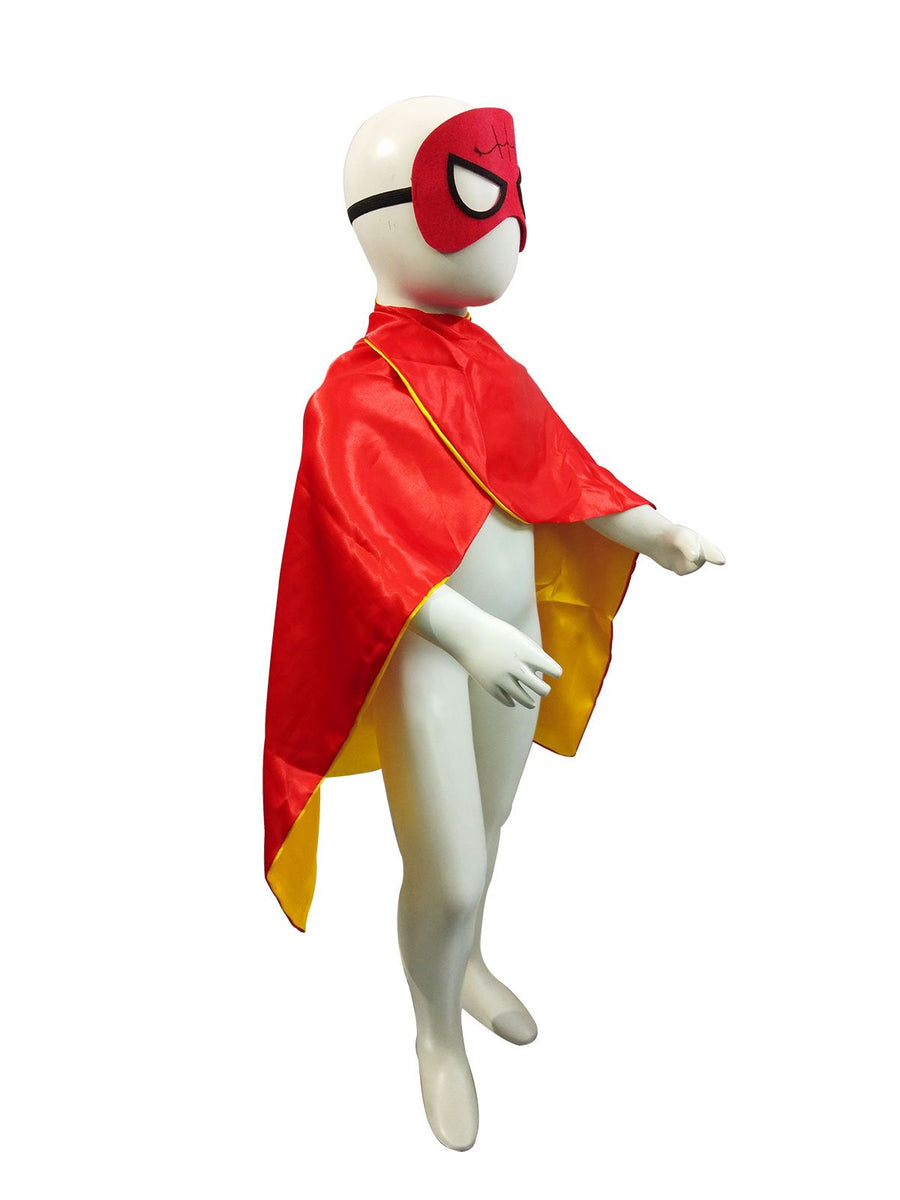 Spiderman Superhero Cape Kids Fancy Dress Costume