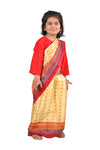 Bihu Dance Saree Assamese Indian State Kids Fancy Dress Costume for Girls