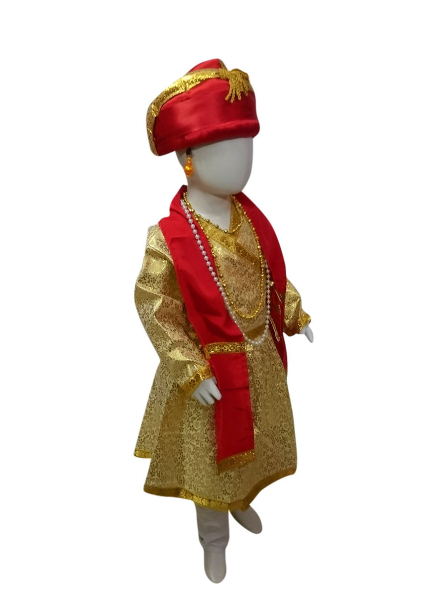Indian Minister Historical King Darbar Mantri Kids & Adults Fancy Dress Costume