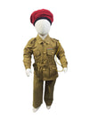 Security Guard Foreign Police Khaki Kids Fancy Dress Costume