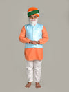 Narendra Modi PM with Tricolor Pagri India Independence Day Kids Fancy Dress Costume