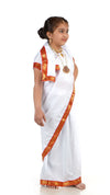 Bengali Saree with Jewellery Indian State Kids Fancy Dress Costume for Girls