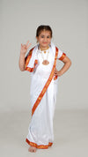 Bengali Saree with Jewellery Indian State Kids Fancy Dress Costume for Girls