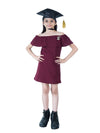 Black Graduate Scholar Cap Graduation Day Kids & Adults Fancy Dress Costume Accessory