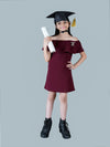 Black Graduate Scholar Cap Graduation Day Kids & Adults Fancy Dress Costume Accessory