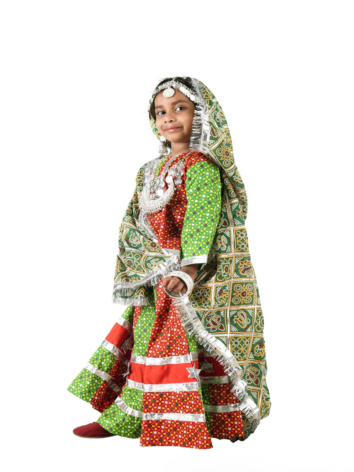 Rajasthani Young Girl Doing Performance In Traditional Dress. 24146902  Vector Art at Vecteezy