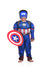 Captain America Avengers Superhero Kids Fancy Dress Costume with shield - Muscle Look - Imported