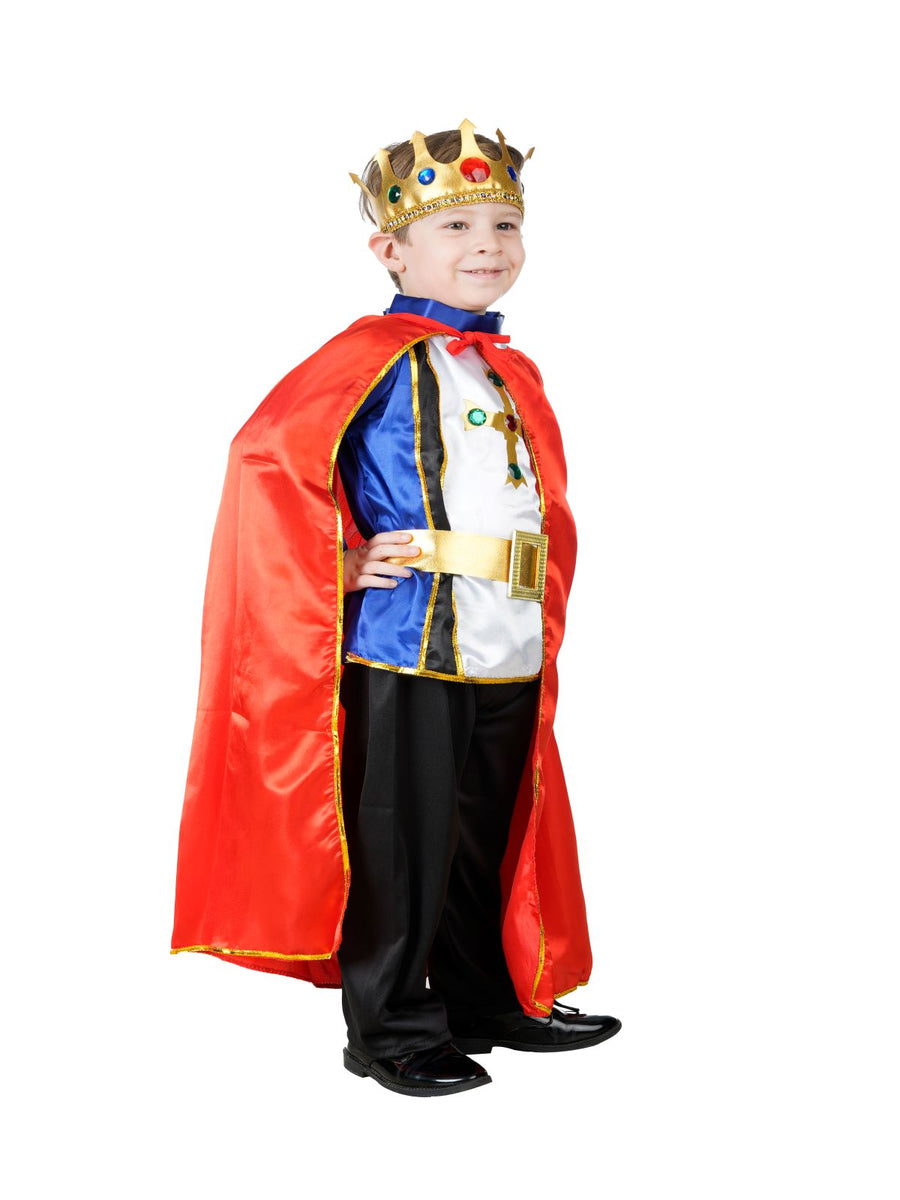Fairytale Prince Charming with King Scepter Combo Kids Fancy Dress Costume | Halloween Theme | Imported