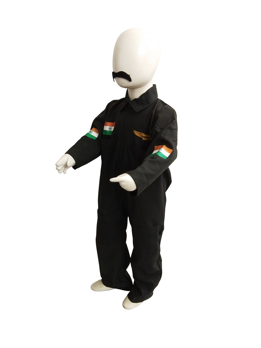 Abhinandan Indian National Hero Air Force Kids Fancy Dress Costume