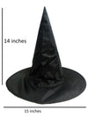 Adults Witch Hat Fancy Dress Costume Accessory for Halloween