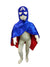Captain America Superhero Cape Kids Fancy Dress Costume