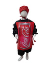 Coke Soft Drink Kids Fancy Dress Costume