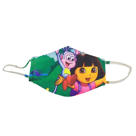 Dora The Explorer Cartoon Kids Face Mask for Girls - Premium