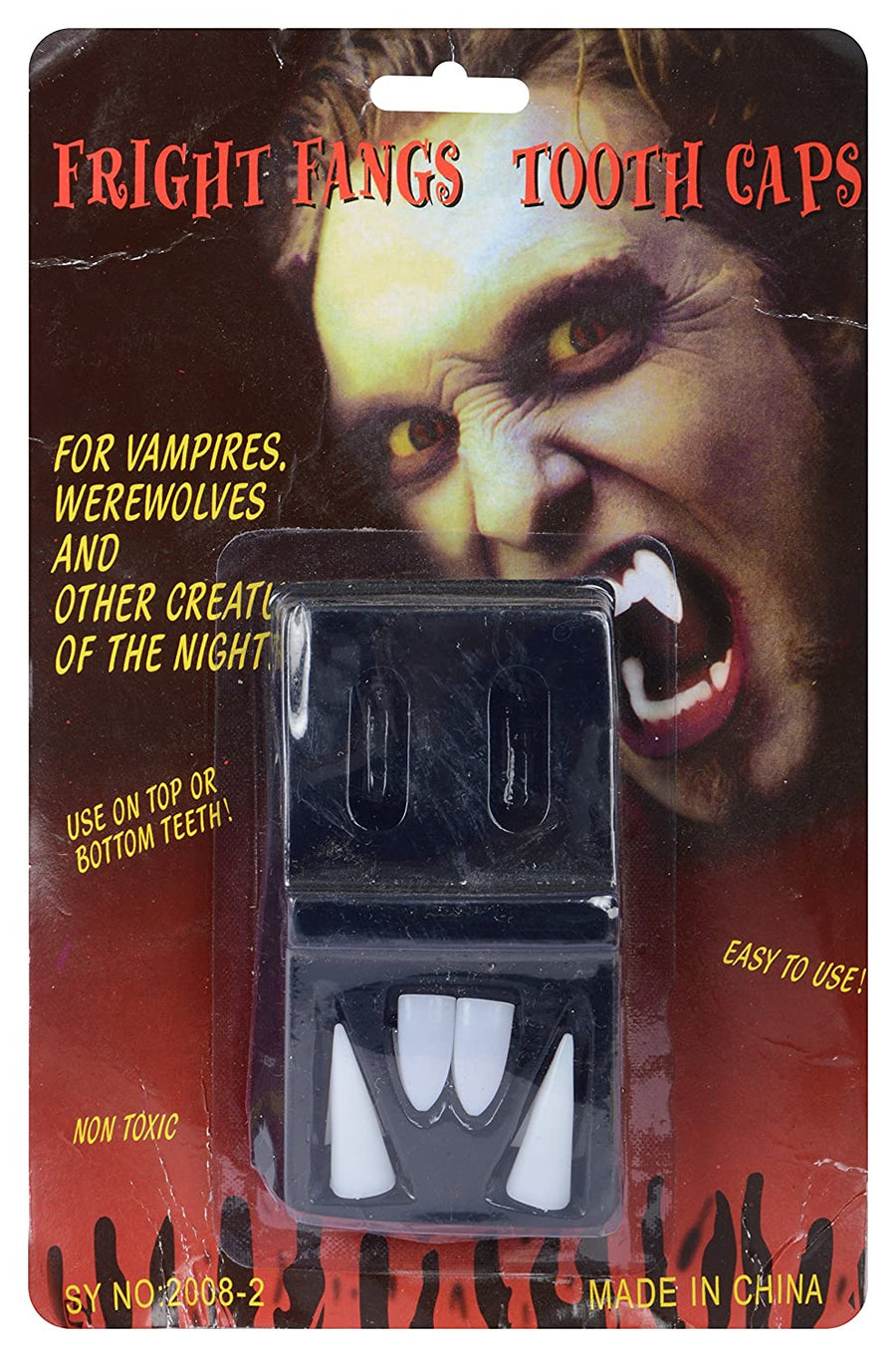 Dracula Vampire Devil Teeth Kids Fancy Dress Costume Accessory for Halloween
