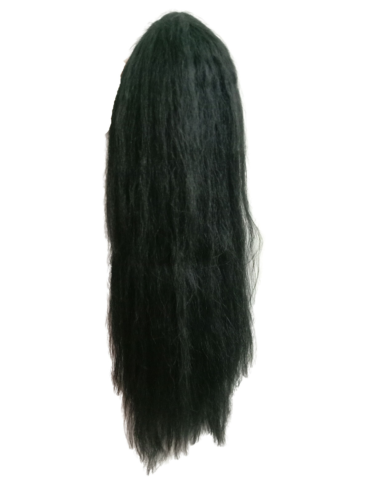 BookMyCostume Long Black Hair Extension Wig Fancy Dress Costume Accessory