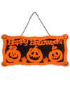 Happy Halloween Party Plate Banner Wall Hanging Decoration Accessory for Halloween