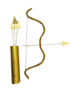 Bow and Arrow Indian Teer Kaman Ramleela Accessory for Kids and Adults Fancy Dress Costume