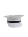 White Professional Car Driver Cap for Adults & Kids Fancy Dress Costume Accessory
