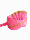 Pink Barati Pagdi Adults Fancy Dress Accessory