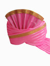 Pink Barati Pagdi Adults Fancy Dress Accessory