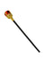 Royal Medieval King Queen Scepter Wand Fancy Dress Costume Accessories | Halloween Theme | 18 inches