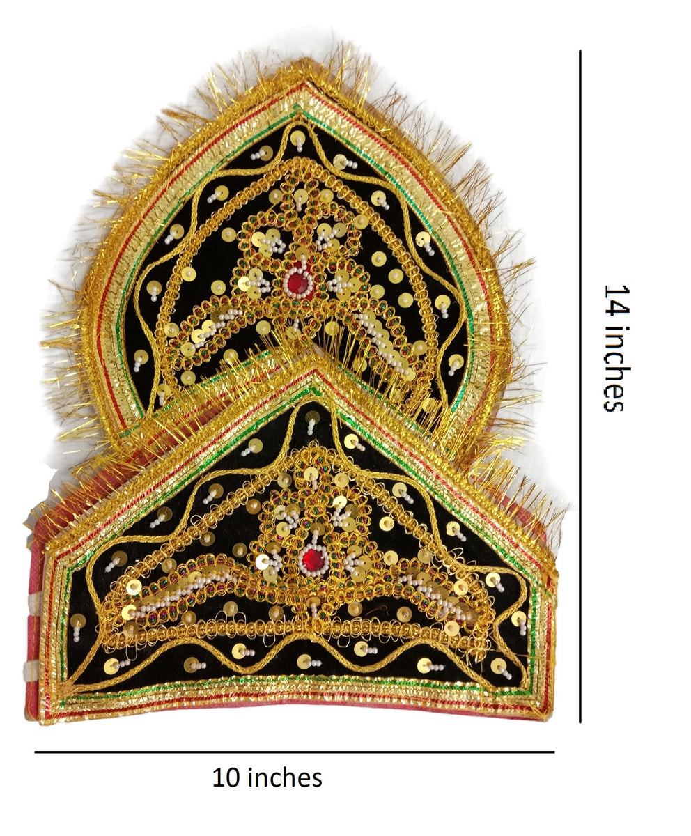 Crown For Ravan Ravana Lankesh Crown Mukut Kids & Adults Fancy Dress Costume Accessori ...