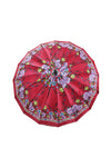Artistic Full Size Umbrella Floral Red Parasol Kids & Adults Costume Accessories