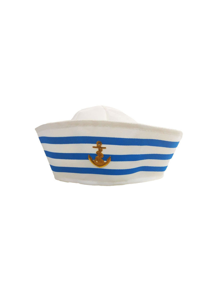 Kids Sailor Cap Captain Marine Cap Fancy Dress Costume Accessory