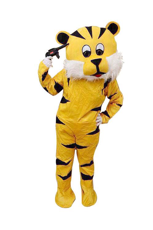 Buy Sherkhan Tiger Cartoon Mascot Costume For Theme Birthday Party & Events | Adults