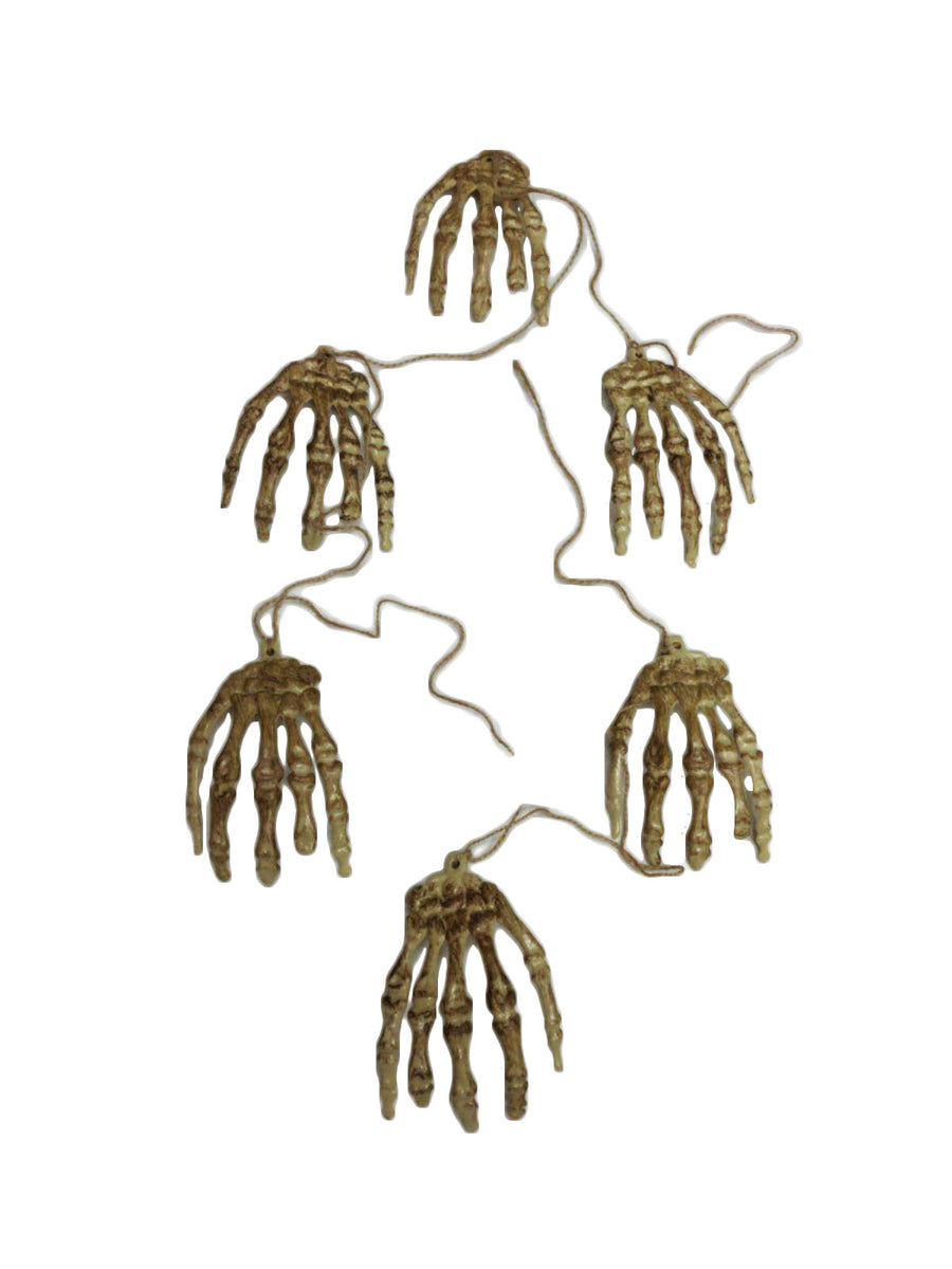 Scary Skeleton Hands Garland Necklace Halloween Kids Adults Fancy Dress Costume Accessories