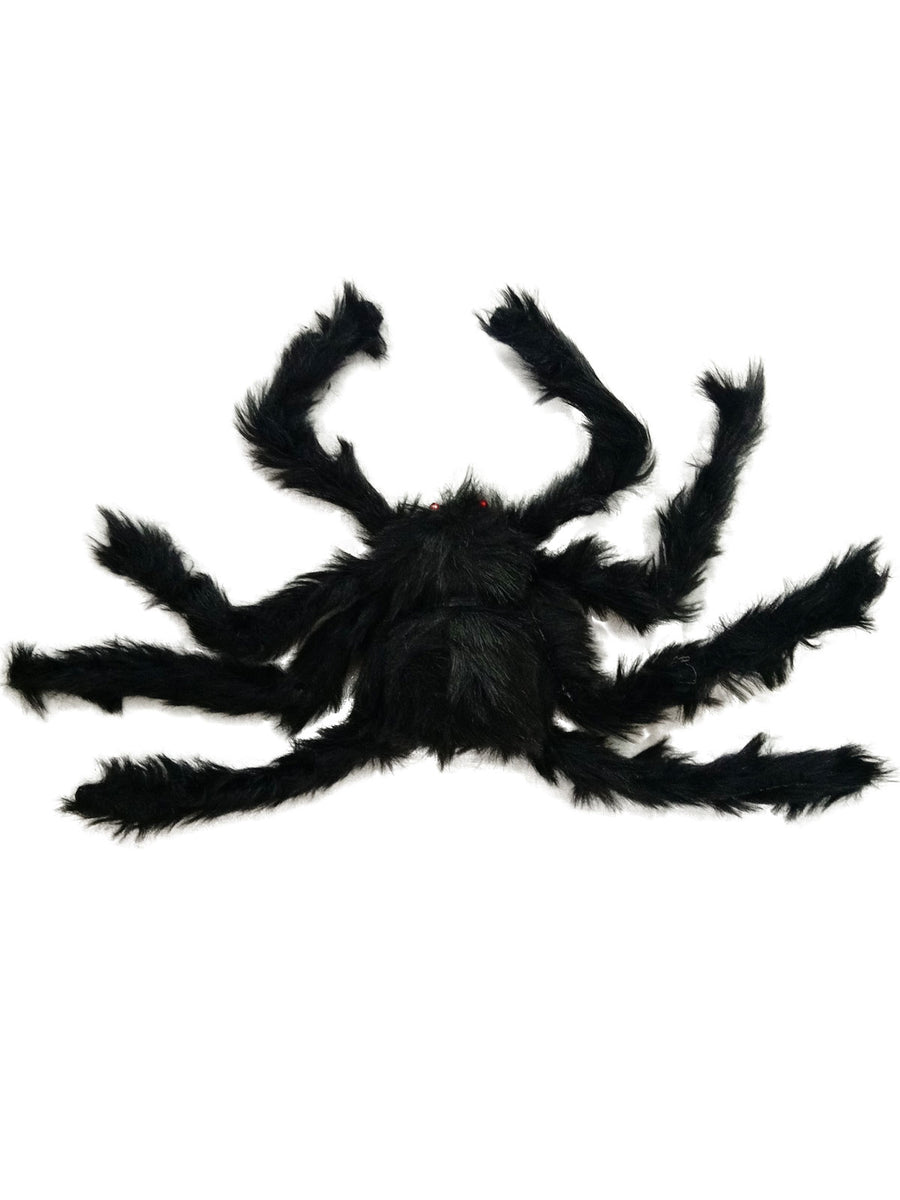 Scary Black Hairy Spider Toy Showpiece Decoration Accessory for Halloween