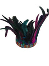 Carnival Multicolor Feather Headdress Crown Fancy Dress Costume